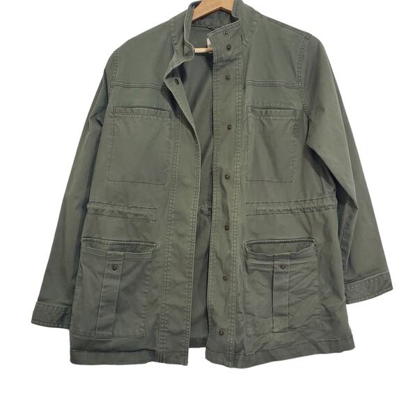 Universal Thread | Adirondack Utility Snap Front Jacket with Drawstring Waist - Picture 1 of 10